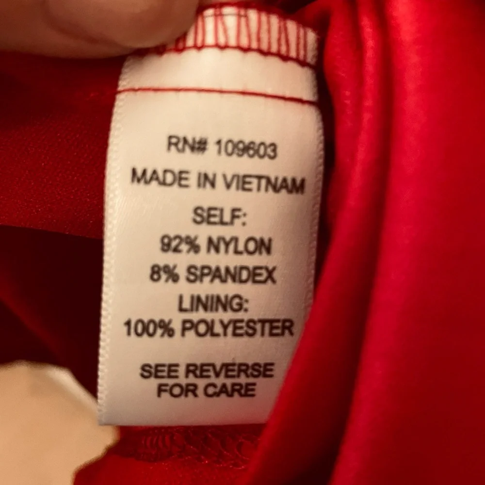 NWT - Rabbit Rabbit Rabbit Red Lace Dress - size 16W - Picture 5 of 5